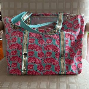 Lilly Pulitzer Flamingo Tote Bag